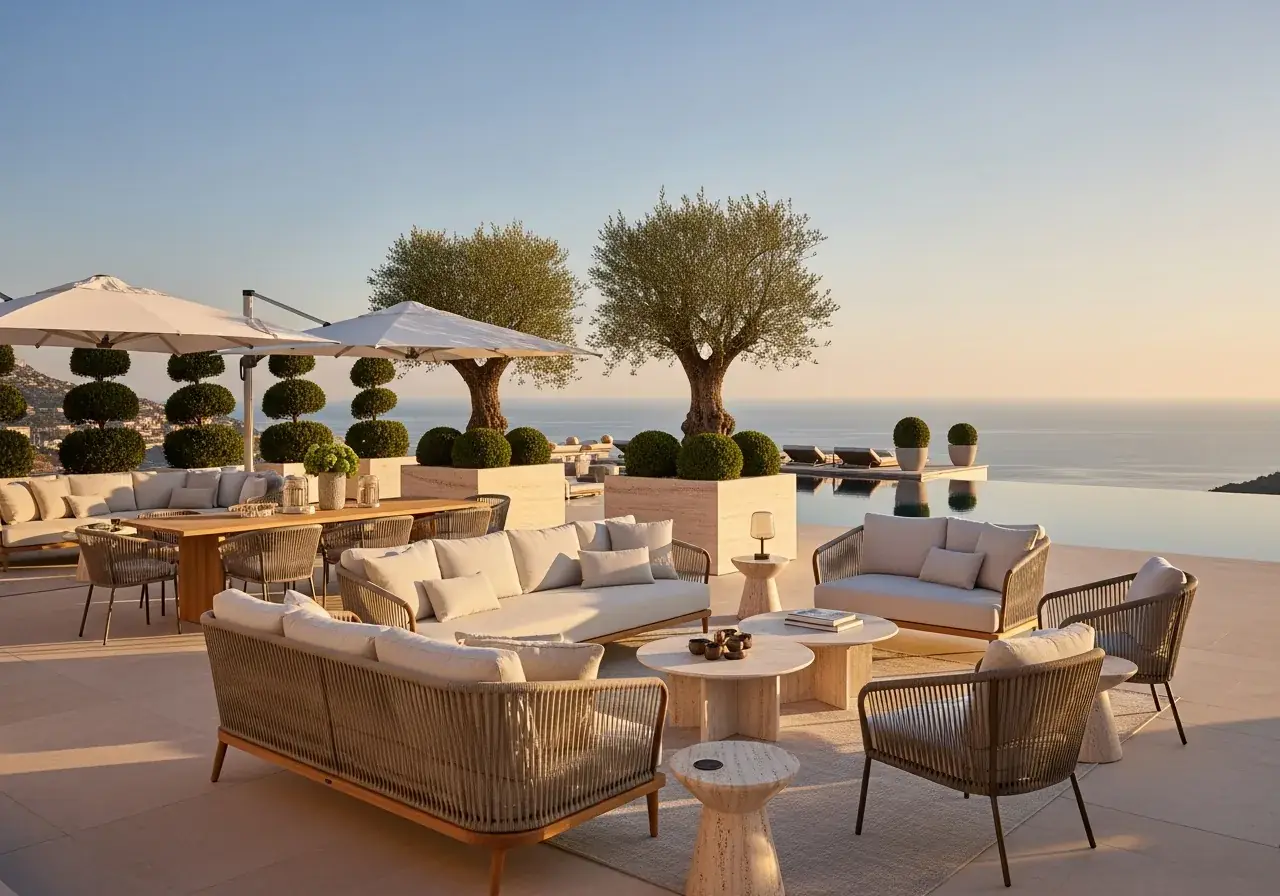 Outdoor café furniture — AIKON Café Furniture Cyprus collection