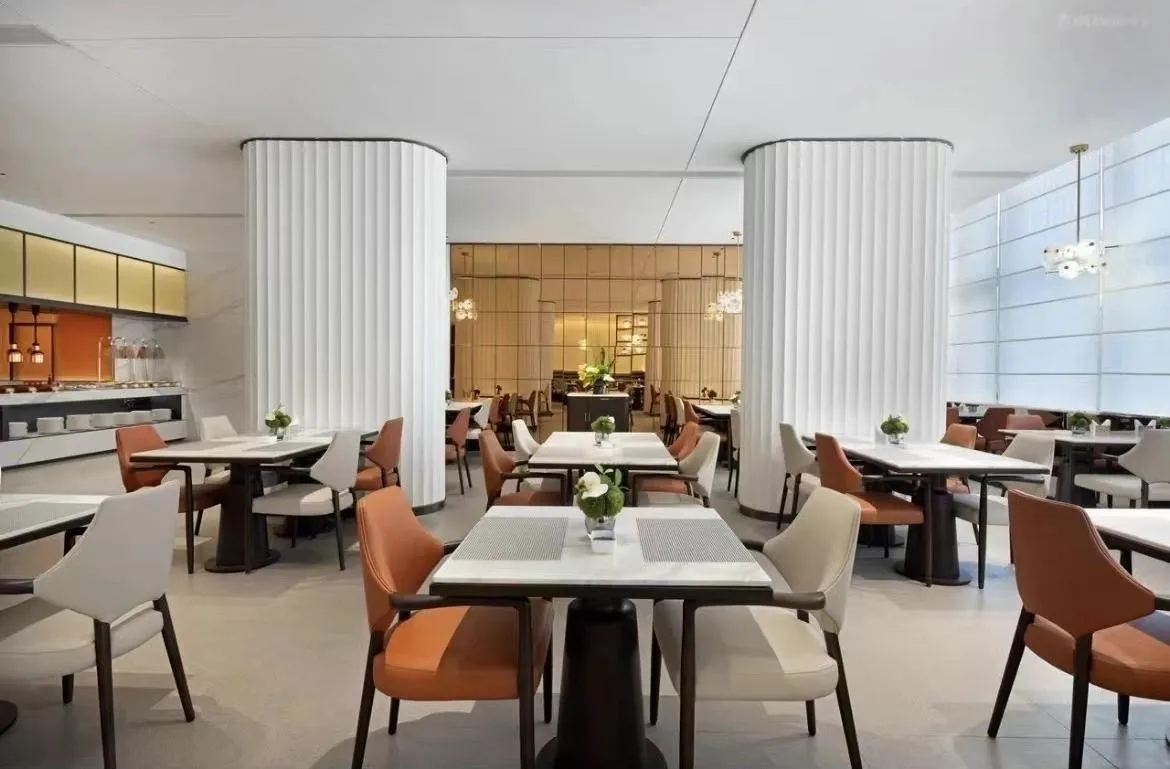 Cafe seating and coffee-shop interior — close-up detail by AIKON, Cyprus contract & FF&E supply