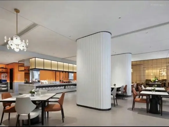 Cafe seating and coffee-shop interior — lifestyle scene by AIKON, Cyprus contract & FF&E supply