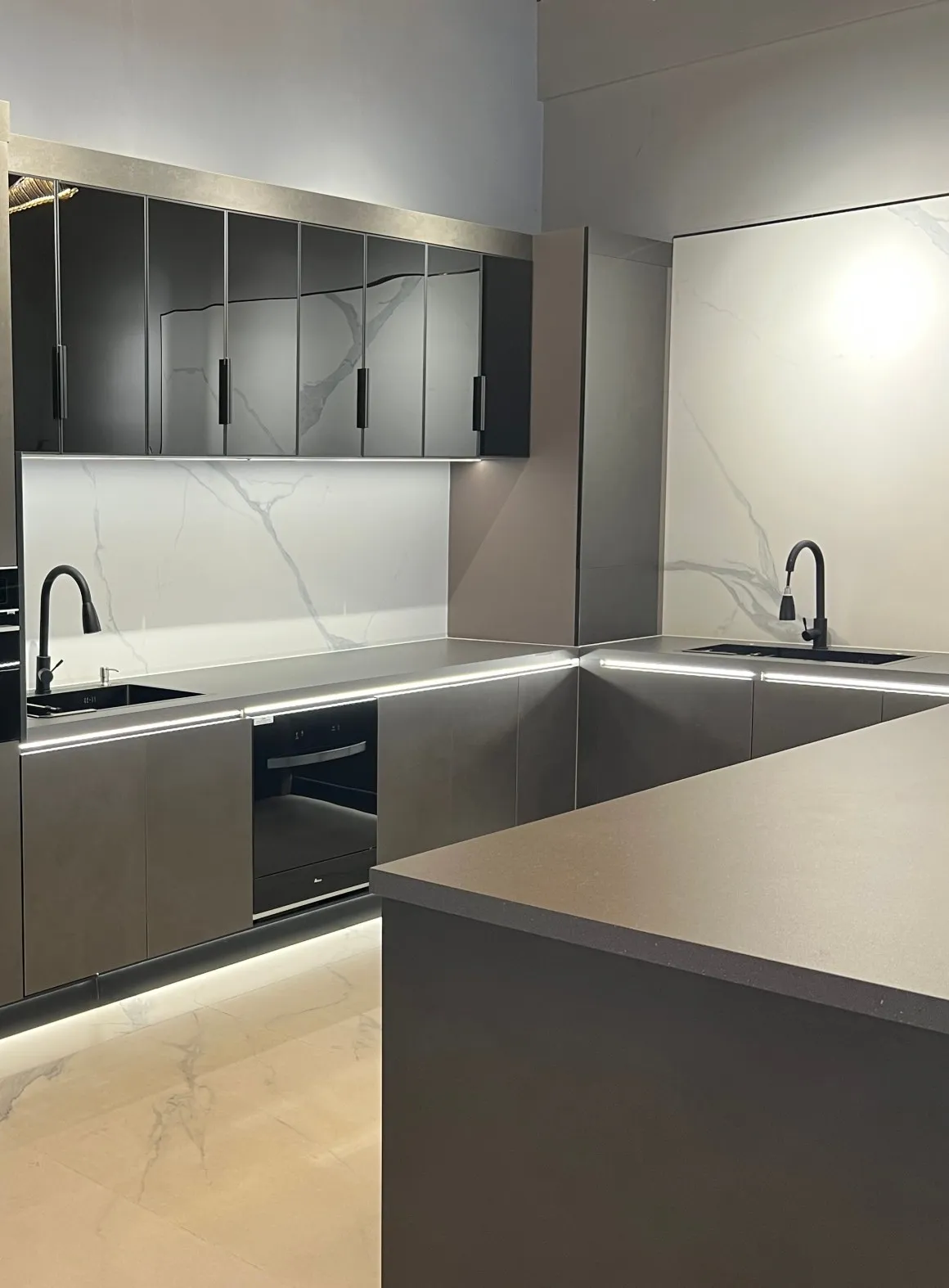 Kitchen countertop and stone surface — lifestyle scene by AIKON, Cyprus contract & FF&E supply