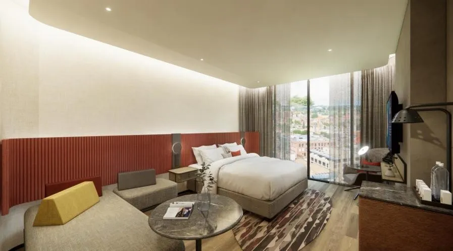 Hotel guest room and lounge furniture — design reference by AIKON, Cyprus contract & FF&E supply