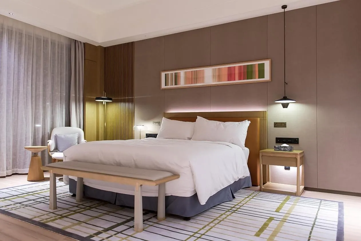 Hotel guest room and lounge furniture — finish & material detail by AIKON, Cyprus contract & FF&E supply