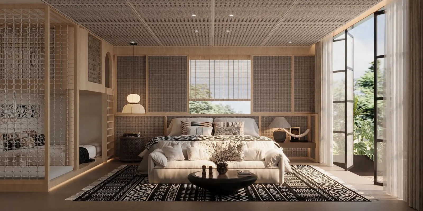Hotel guest room and lounge furniture — interior view by AIKON, Cyprus contract & FF&E supply