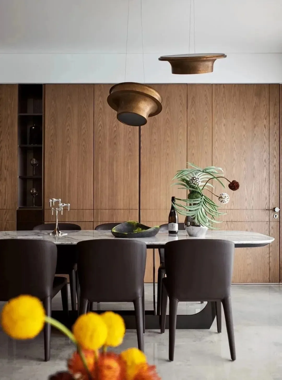 Modern fitted kitchen joinery — full-room view by AIKON, Cyprus contract & FF&E supply