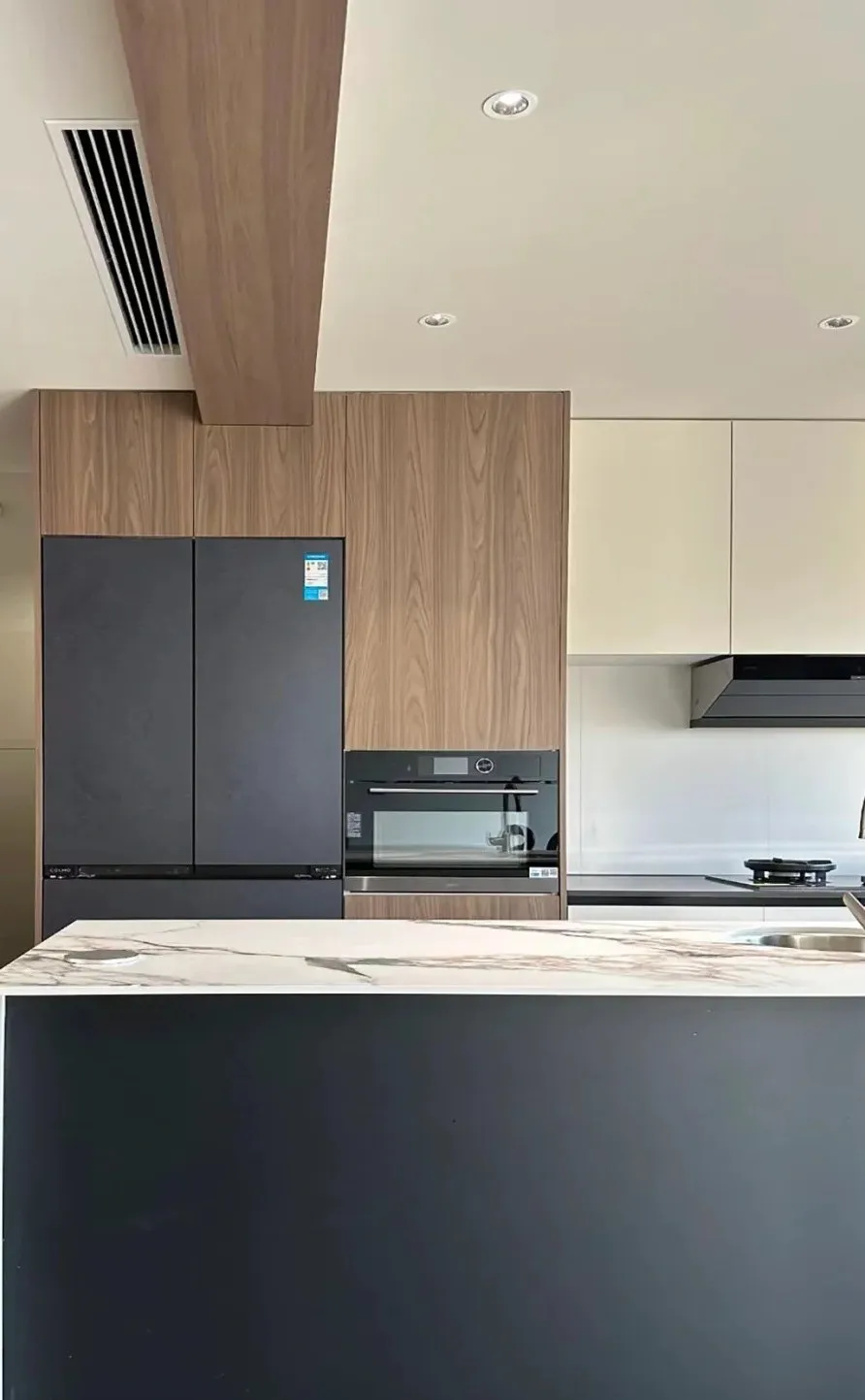 Modern fitted kitchen joinery — styled setting by AIKON, Cyprus contract & FF&E supply