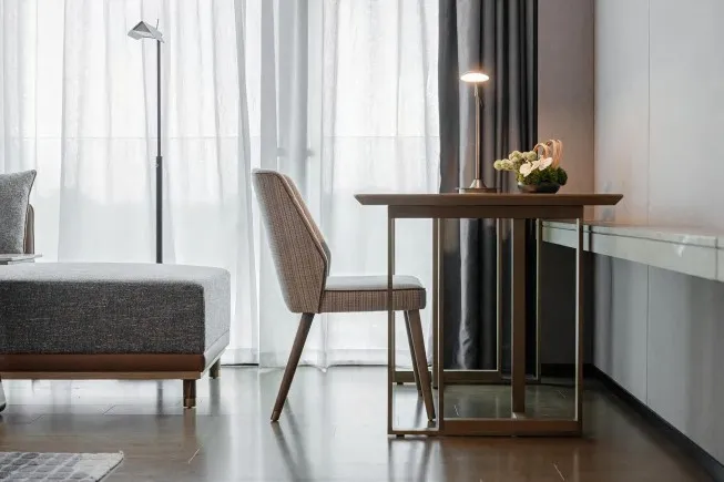 Hotel lounge and bar furniture — close-up detail by AIKON, Cyprus contract & FF&E supply