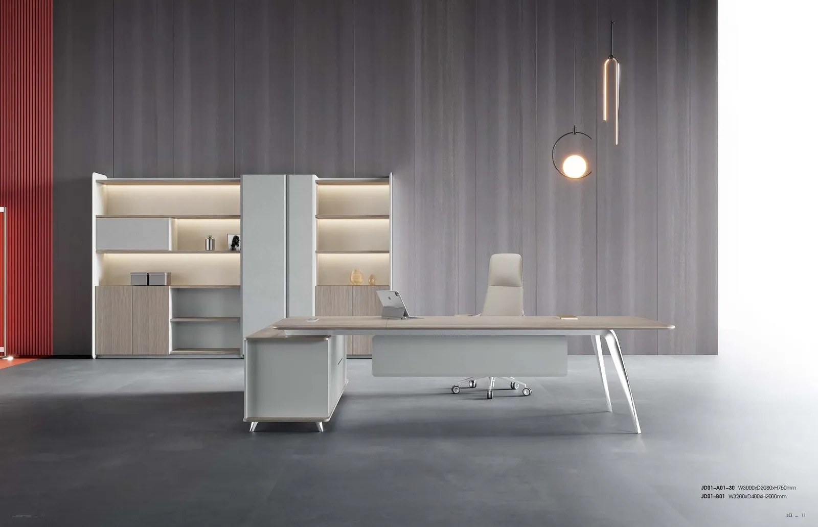 Office furniture and workspace fit-out — interior view by AIKON, Cyprus contract & FF&E supply