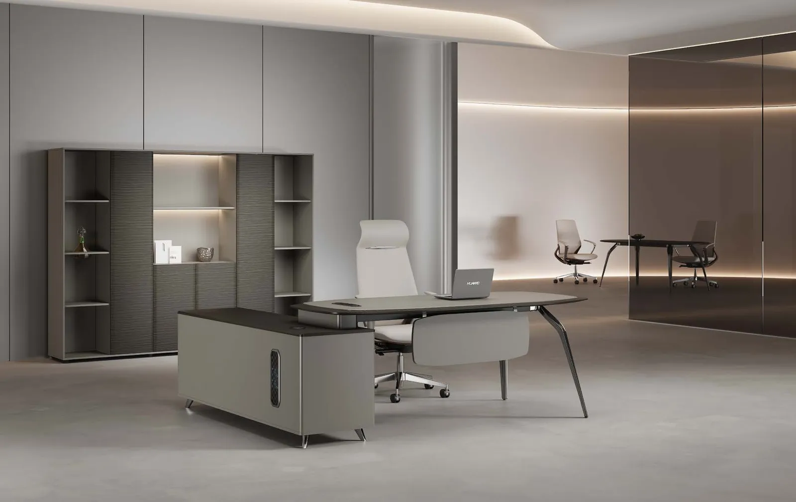 Office furniture and workspace fit-out — interior view by AIKON, Cyprus contract & FF&E supply