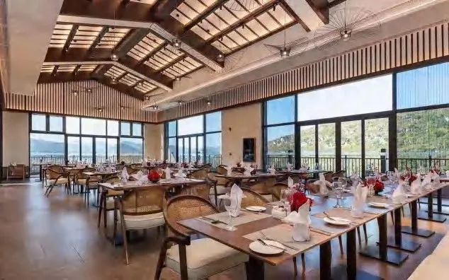 Restaurant dining furniture and interior — design reference by AIKON, Cyprus contract & FF&E supply