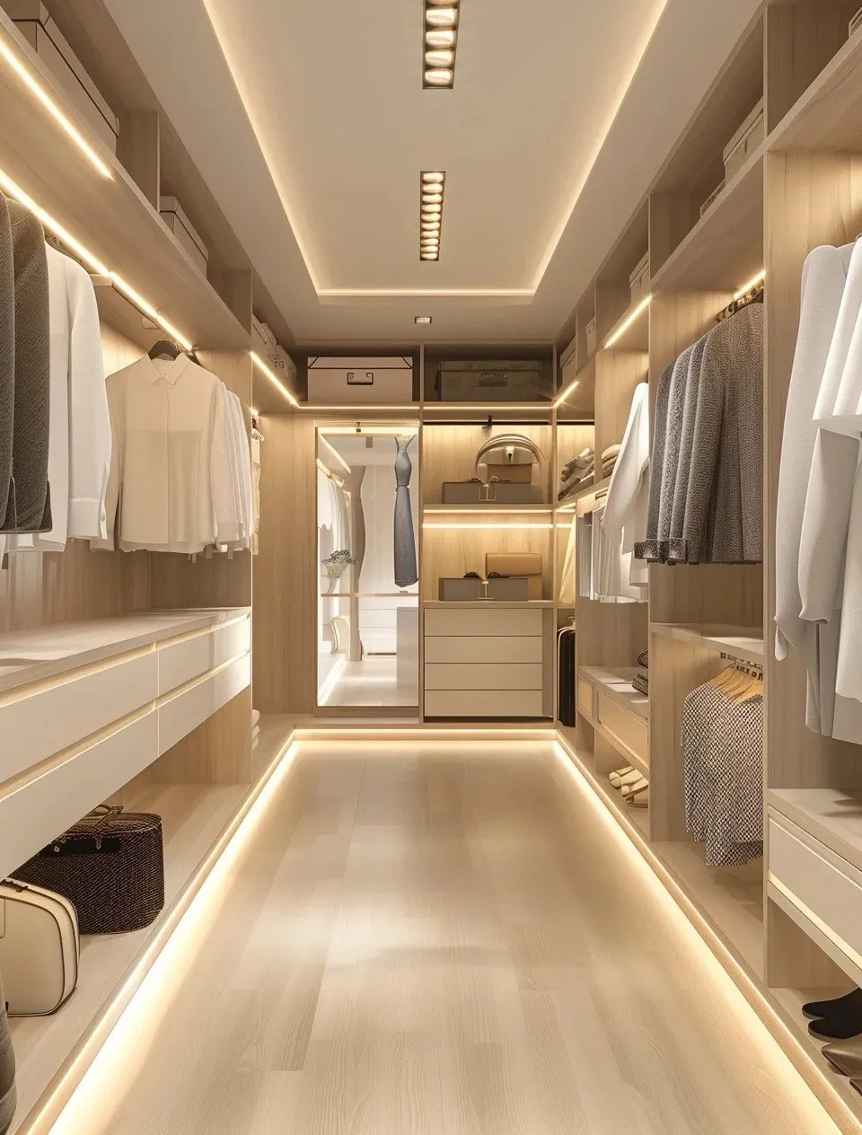 Walk-in wardrobe and closet joinery — design reference by AIKON, Cyprus contract & FF&E supply
