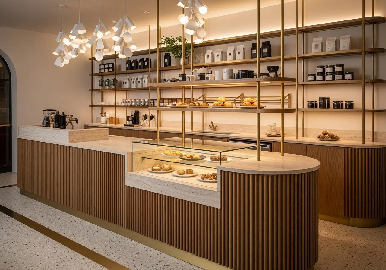 Branded joinery — AIKON Café Furniture Cyprus collection