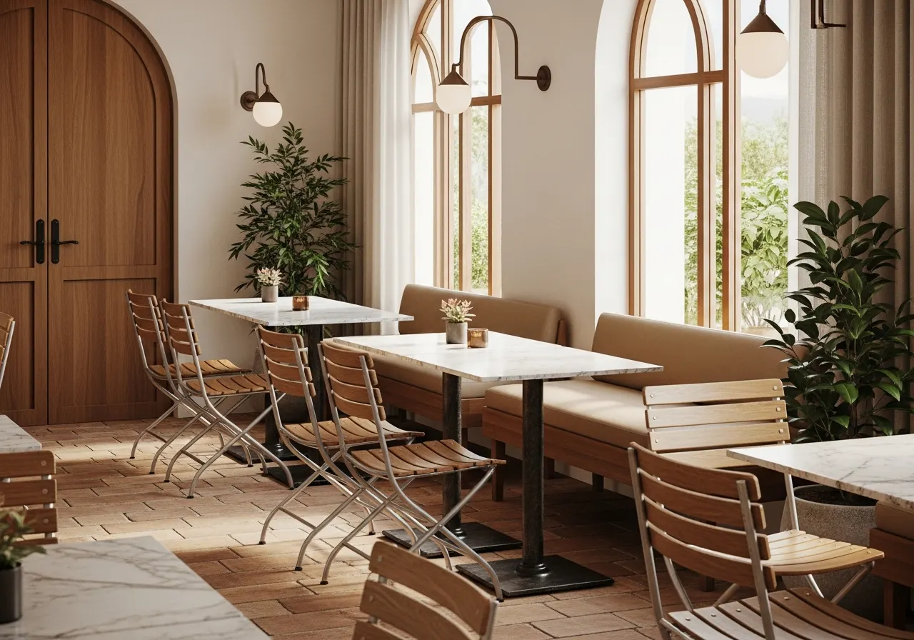 Café chairs & stools — AIKON Café Furniture Cyprus collection