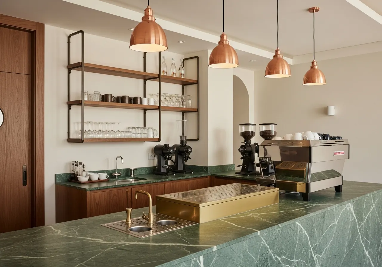 Espresso bar counters — AIKON Café Furniture Cyprus collection
