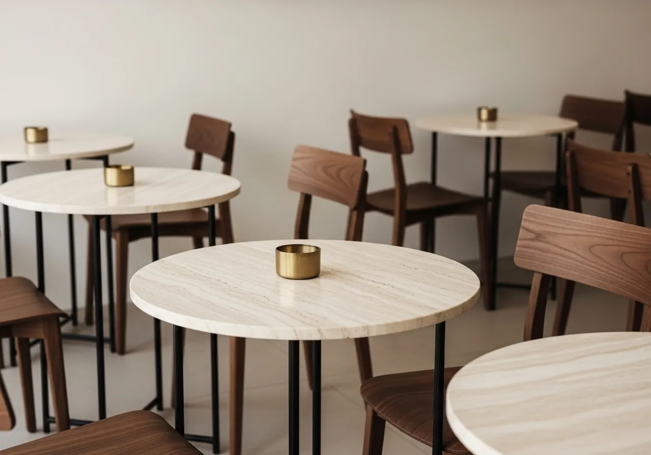 Small dining tables — AIKON Café Furniture Cyprus collection