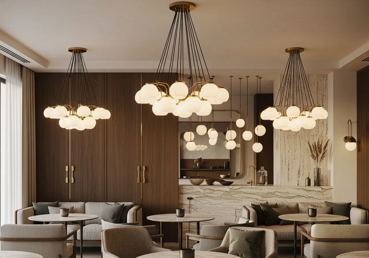 Decorative lighting — AIKON Bar & Lounge Furniture Cyprus collection