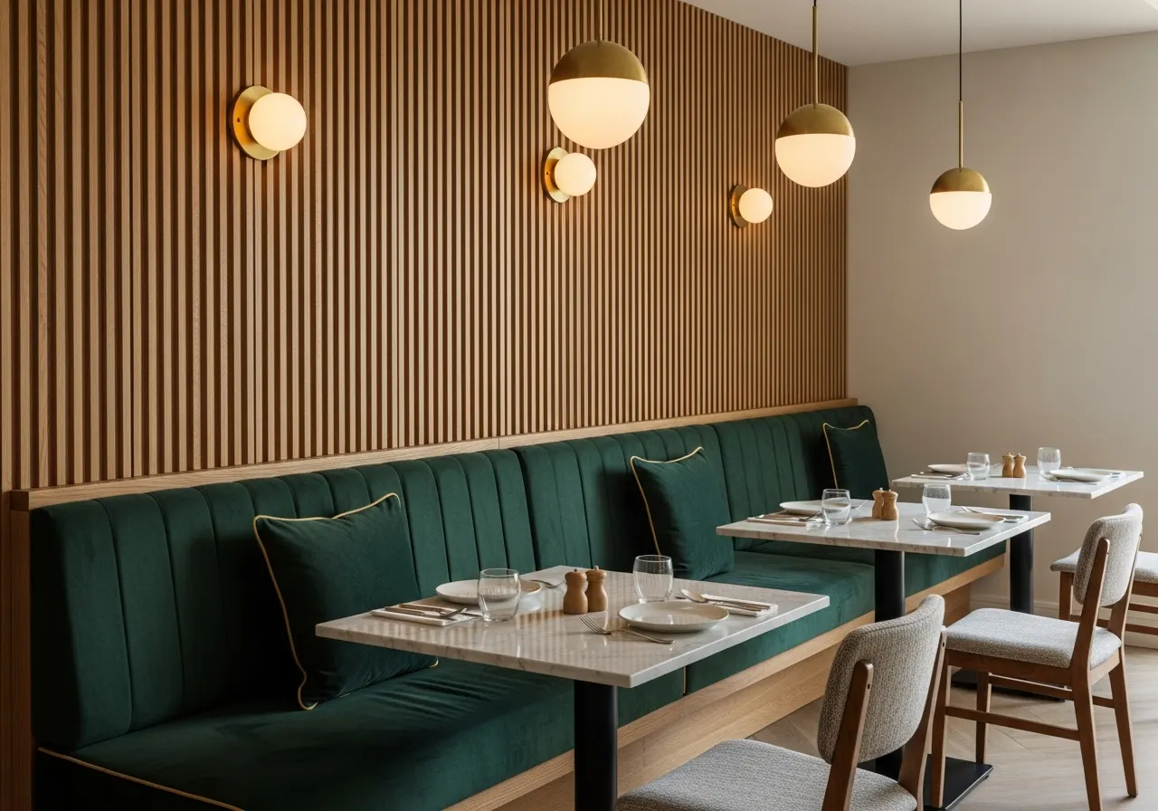 Banquettes & booths — AIKON Restaurant Furniture Cyprus collection