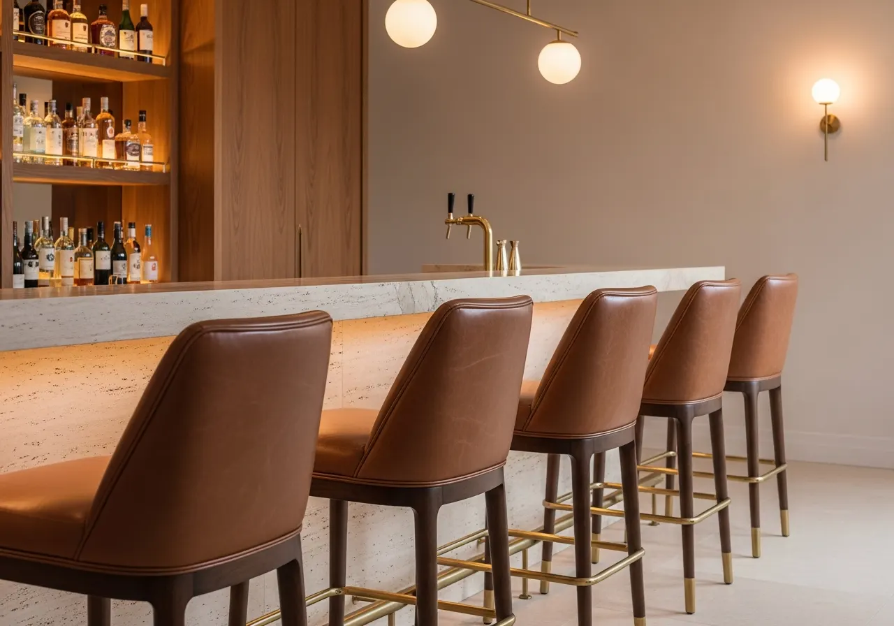 Bar stools & high tables — AIKON Restaurant Furniture Cyprus collection