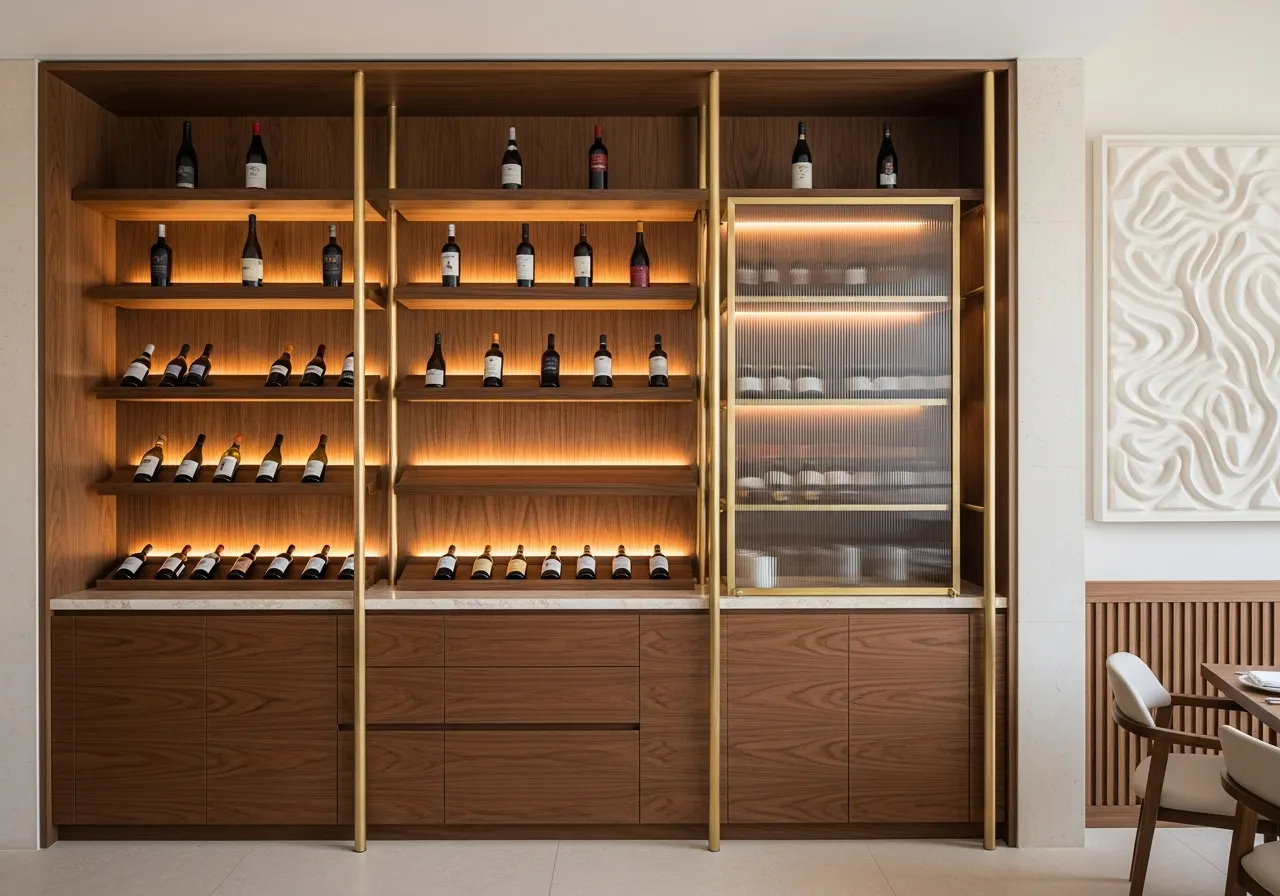 Bespoke joinery & feature walls — AIKON Restaurant Furniture Cyprus collection