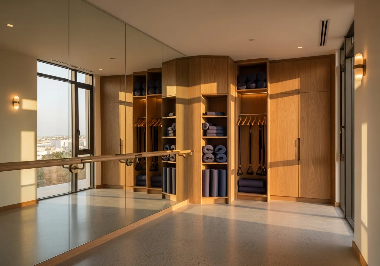 Yoga & studio rooms — AIKON Gym & Wellness Furniture Cyprus collection