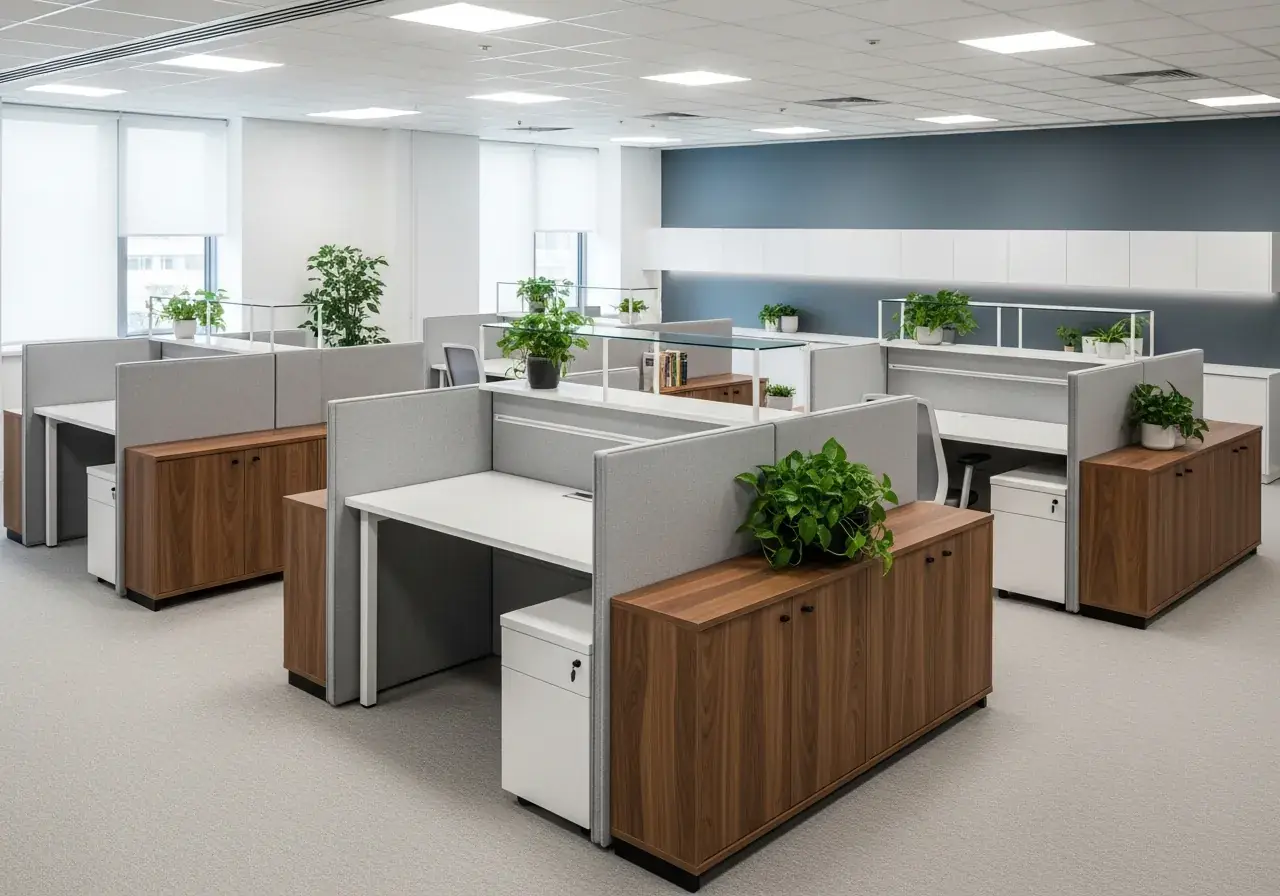 Cubicle workstations — AIKON Office Furniture collection