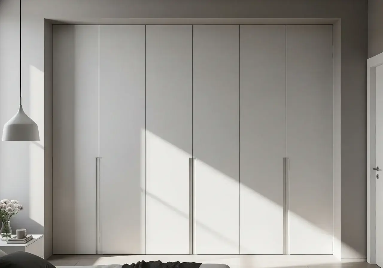 Standard hinged wardrobe with floor-to-ceiling doors — AIKON Wardrobes built-in by AIKON